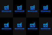 RQ RR RS RT RU RV RW RX Tech Logo, a Branding & Logo Template by Pray Art Design Studio (Thumbnail 2 of 2)