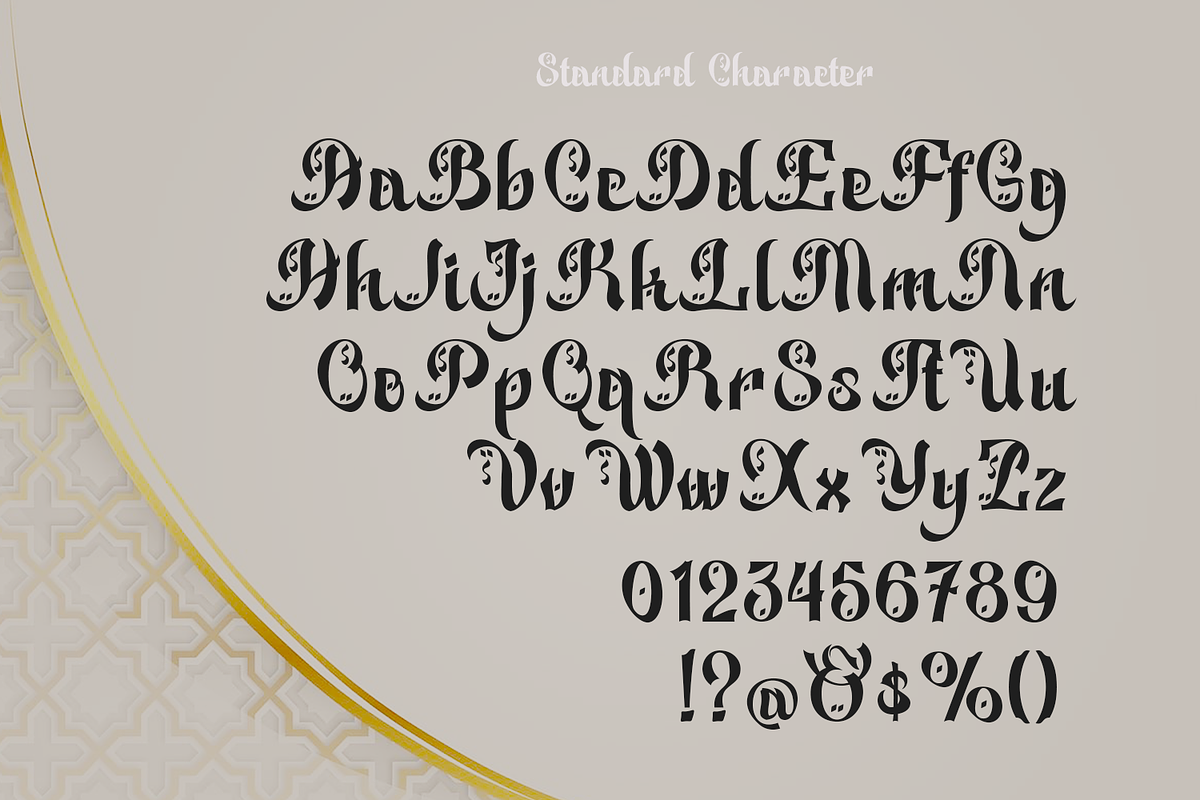 Bakhtiar Arabic Font, a Script Font by madeDeduk (Photo 3 of 10)