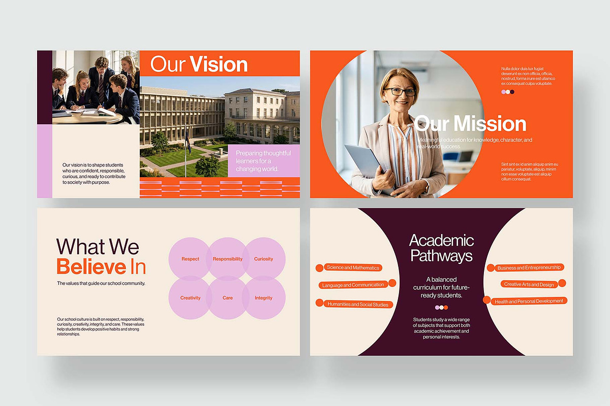 High School Prospectus Presentation, a Presentation Template by BrandPacks (Photo 3 of 7)
