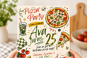 Hand Drawn Adult Birthday Invite, an Invitation Template by heynomi (Thumbnail 20 of 20)