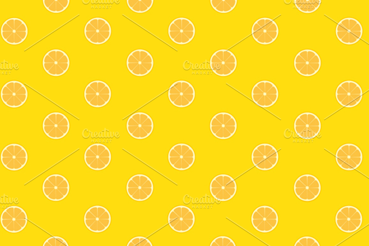Summer fruit backgrounds pack, a Pattern Graphic by María Arencibia (Photo 2 of 7)