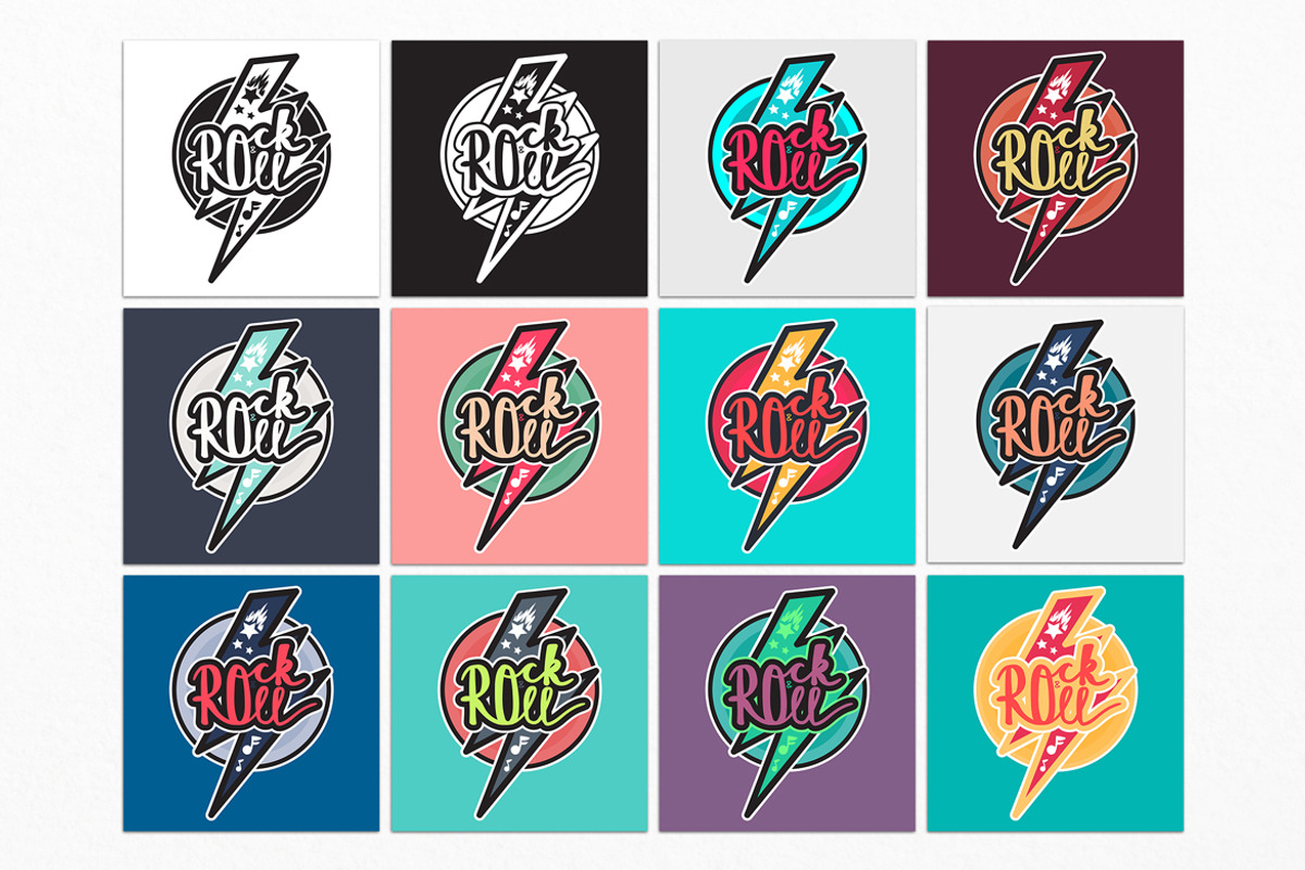 Rock And Roll Sticker, an Illustration by barsrsind