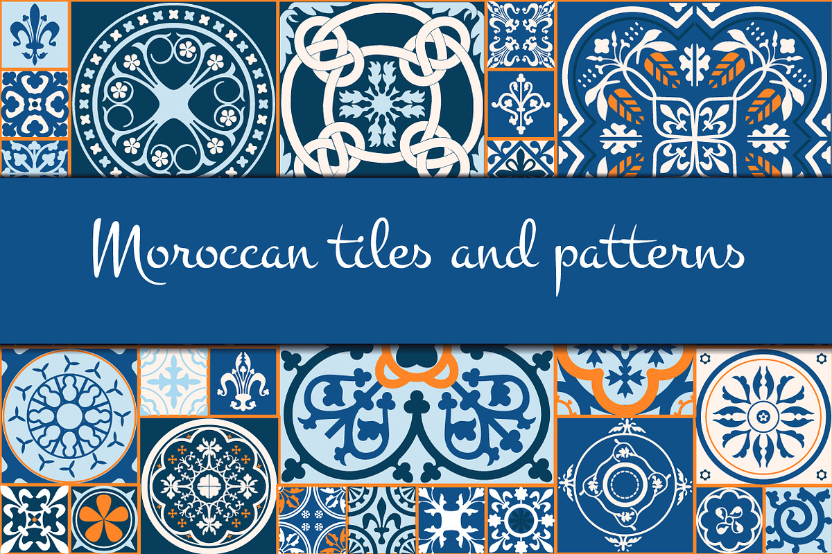 Morrocan tiles and patterns, a Pattern Graphic by Katyr (Photo 1 of 4)