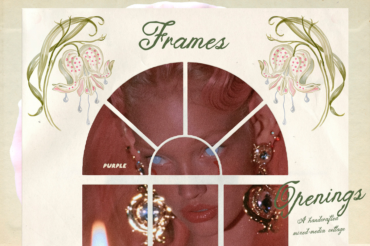 Openings: Vintage Paper Collage Kit, an Object Graphic by Purple (Photo 2 of 11)