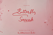 Butterfly Serenade Font, a Handwritten Font by Letterhanna Studio (Thumbnail 2 of 13)