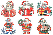 Hand-Drawn Santa Christmas Png, an Illustration by Designworld (Thumbnail 3 of 6)