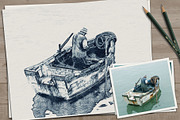 Sketch Art, an Action Add-On by g design (Thumbnail 8 of 12)