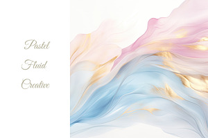 Pastel Acrylic Wave Textures