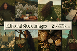 25 Cottagecore Stock Images Bundle