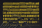 Blacked, a Sans Serif Font by Almeera Std (Thumbnail 3 of 6)