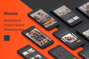 Real Estate & Property App Psd