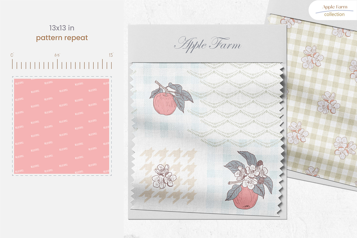 Apple Farm - Seamless Patterns, a Pattern Graphic by InaCorart (Photo 9 of 10)