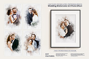 Wedding Watercolor Art Photo Effect, an Action Add-On by MRI STUDIO (Thumbnail 1 of 13)