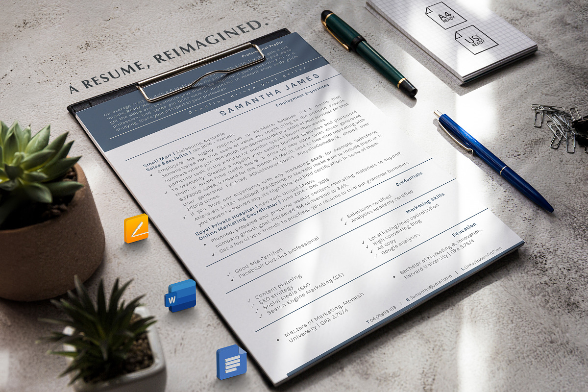 Marketing Resume Template Mac Pages, a Resume Template by Career Canvas (Photo 10 of 11)