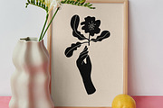 Floral Spirit Linocut Bundle, an Illustration by ClayStudio (Thumbnail 3 of 8)