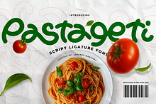 Pastageti-Script Ligature Font