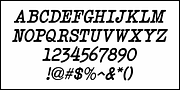 Teleprinter Message, a Font by Jeff Levine Fonts (Thumbnail 5 of 5)