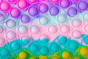 Colorful Pop It Fidget Toy Close-Up, a Background Photo by Ales Munt