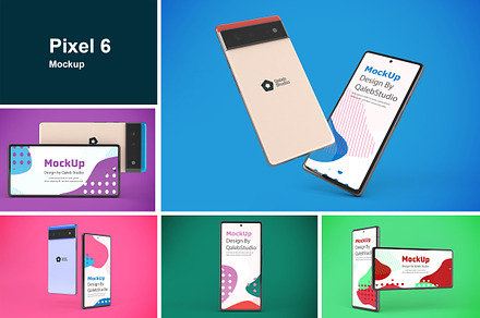 Pixel 6 Mockup, an Android Mockup by Qaleb Studio