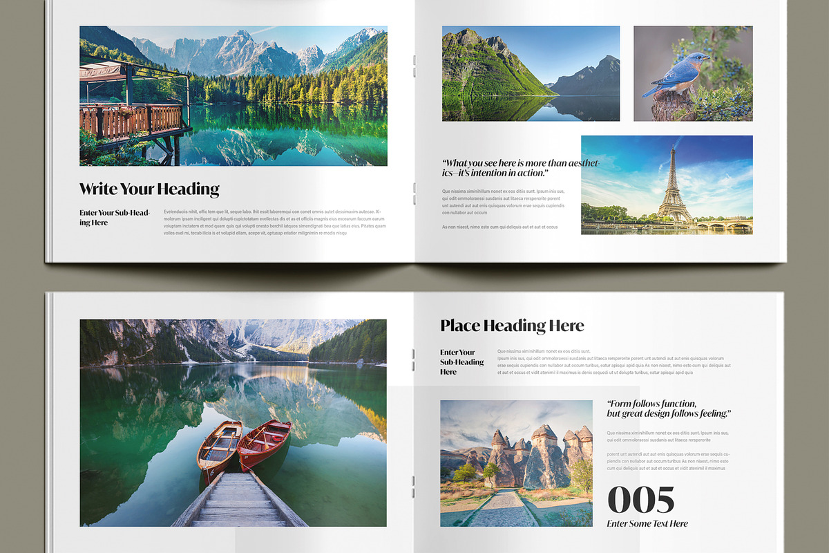 Creative Design Portfolio Booklet preview 5