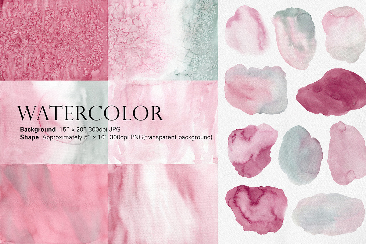 Watercolor flower - Snow pink Winter, an Illustration by Beigetime (Photo 12 of 12)