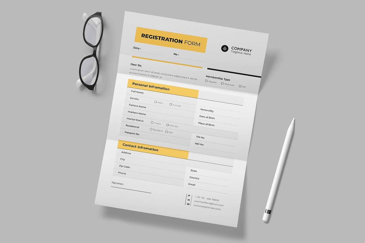Registration Form | MS Word