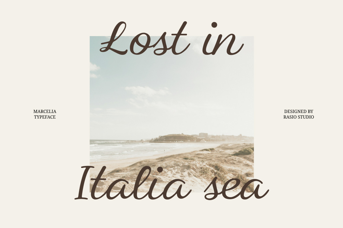 Marcelia Handwritten Script Font, a Script Font by Rasio Studio (Photo 3 of 8)
