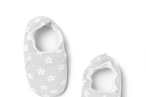 Baby Leather Shoes Mock-ups Set