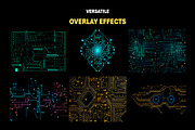 140+ High-Tech Circuits Overlays, an Object Graphic by Mikel Blazgad (Thumbnail 2 of 10)