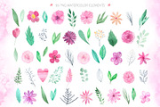 Watercolor Unicorn Design Set, a Decorative Illustration by LarysaZabrotskaya (Thumbnail 2 of 10)