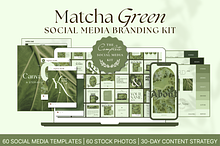 Matcha Green Branding Kit by  in Templates & Themes
