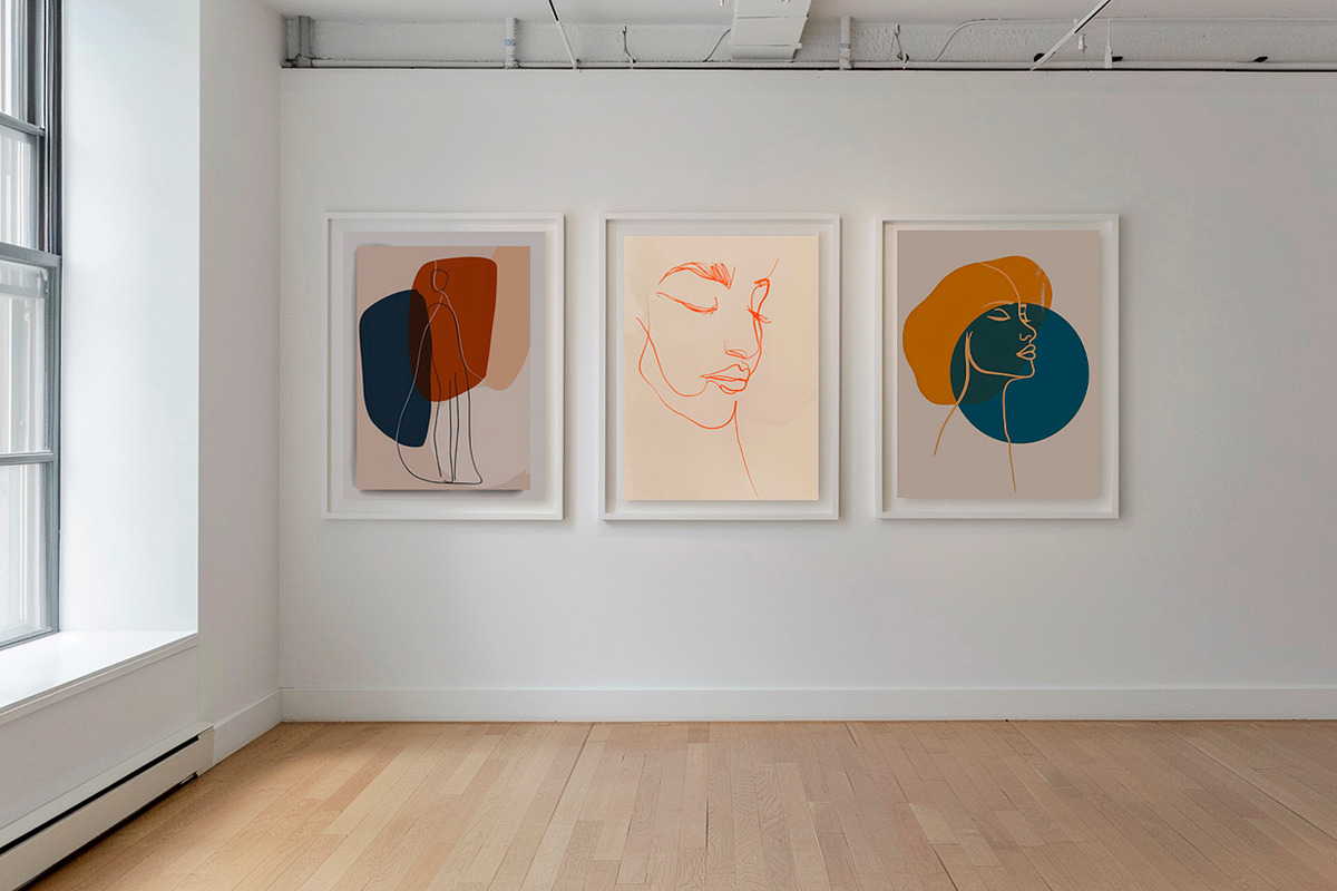 Soft Geometry: Modern Line, a Decorative Illustration by Vika_Softlife (Photo 2 of 5)