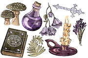Dark Witch PNG Clipart, a Decorative Illustration by Lenninator Digital (Thumbnail 4 of 10)
