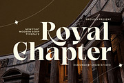 Royal Chapter - Modern Serif, a Serif Font by ErgibiStudio (Thumbnail 1 of 12)