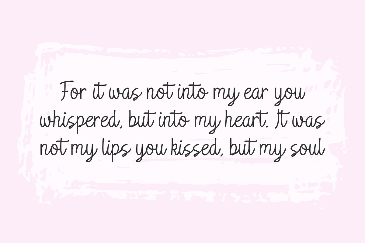 Hiyatha Script - a handwritten font, a Handwritten Font by Siwox Studios (Photo 2 of 8)
