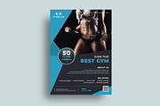 Fitness Flyer / Gym Flyer, a Flyer Template by CreativeZoom (Thumbnail 4 of 4)