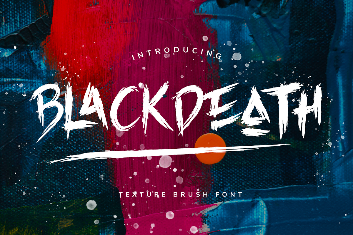 BLACKDEATH Brush Font