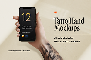 Tattoo Hand Mockups IPhone 12 Pro