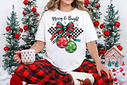 Retro Christmas Ornaments Bow PNG, an Illustration by Libby Wishes (Thumbnail 5 of 6)