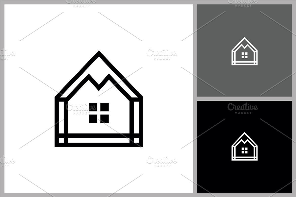 Mountain House Logo, a Branding & Logo Template by quadrazo (Photo 2 of 2)