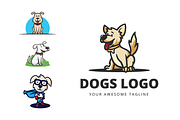 Dog Mascot Characters, a Branding & Logo Template by lineandcircle (Thumbnail 1 of 5)
