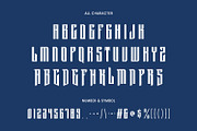 Cranax Decorative Display Font, a Blackletter Font by Maulana Creative (Thumbnail 4 of 7)