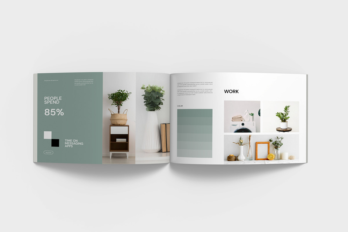 Minimal Portfolio Brochure I Canva, a Brochure Template by PixWork (Photo 5 of 9)