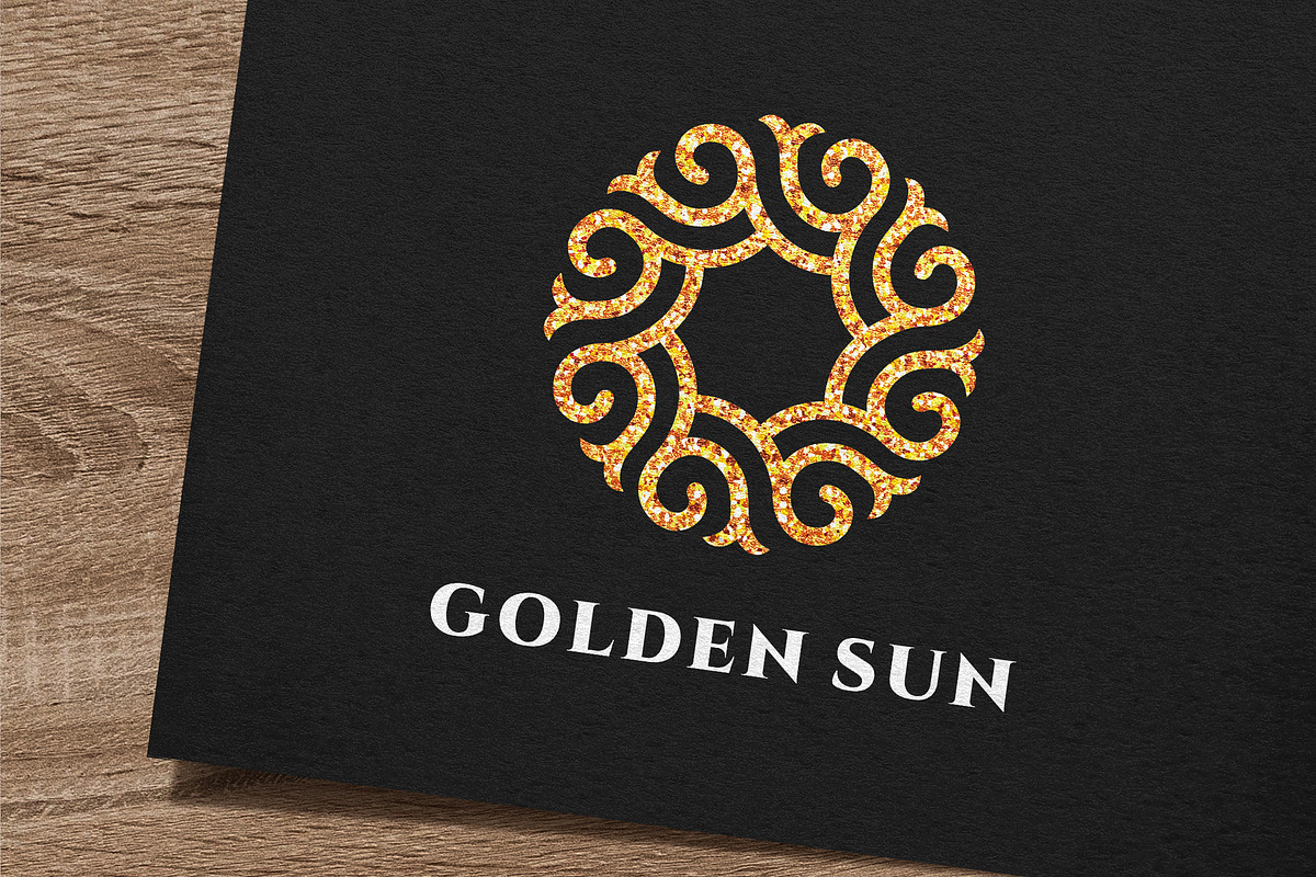 Golden Sun Logo, a Branding & Logo Template by IKarGraphics (Photo 2 of 4)