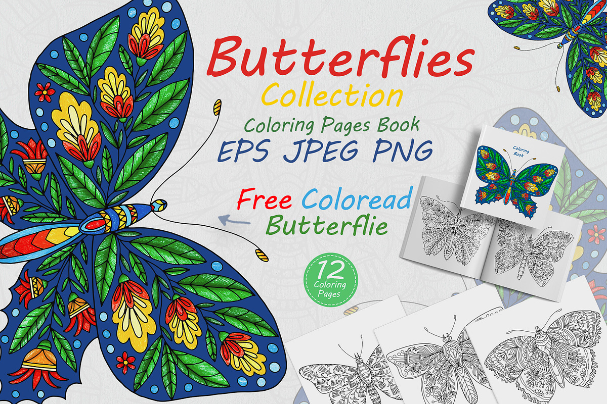 Butterflies with floral ornaments, a Brushes & More by dnapslvsk (Photo 1 of 5)