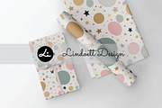 Star, Triangle and Polka Dot Pattern, a Pattern Graphic by lindoet23 (Thumbnail 4 of 5)