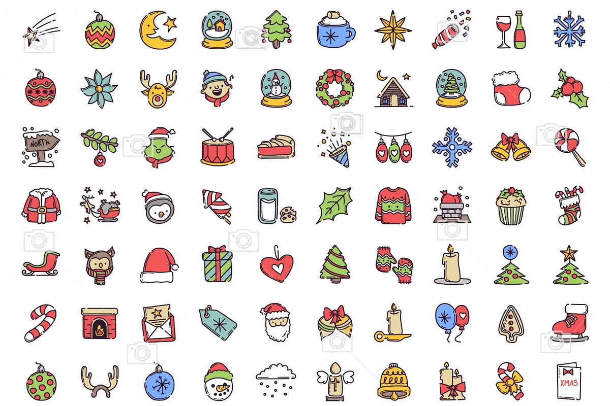 120 Christmas Icons | Icon Pack, an Icon by soglamun (Photo 2 of 3)