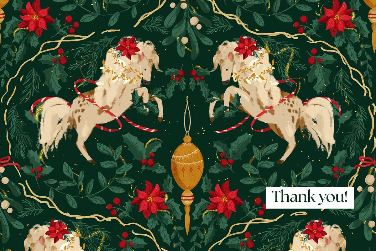 Luxury Christmas Pattern, a Pattern Graphic by PaperJamLab (Photo 11 of 11)