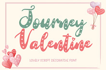 Journey Valentine – Cute Script Font