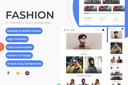 Fela Cloth's - Website Home Landing, a Landing Page Template by twinstd (Thumbnail 1 of 5)